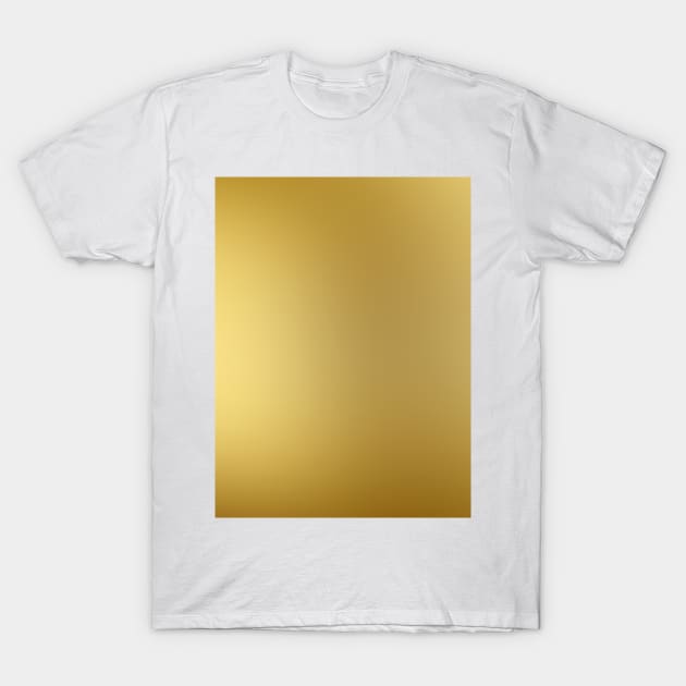 Luxury Solid Gold T-Shirt by NewburyBoutique